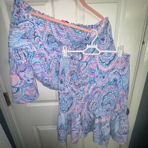 Lilly Pulitzer Colorful Paisley Women's Skirt